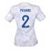 Frankrike Benjamin Pavard #2 Bortedrakt Dame VM 2022 Korte ermer